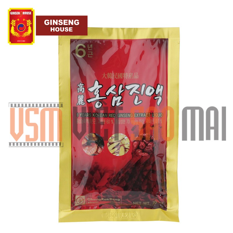 [DATE: 2023]  COMBO CKD 2 Bộ Hồng sâm nước 6 năm tuổi Hàn Quốc Chong Kun Dang (70ml x 60 gói)