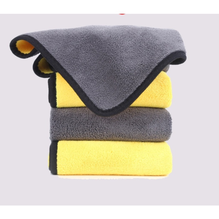 Khăn tắm cho chó mèo siêu thấm hút không đổ lông, cỡ 60x30cm - Màu ngẫu nhiên - HERO PET