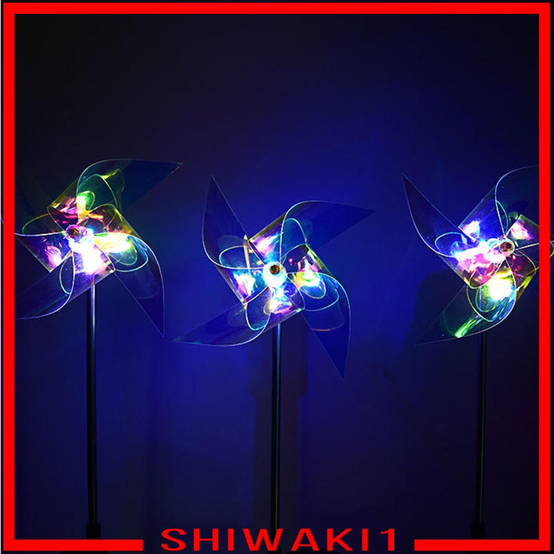 Đèn LED 8 Bóng IP65 Dùng Năng Lượng Mặt Trời Nhiều Màu Sắc Dành Cho Lối Đi Ngoài Trời