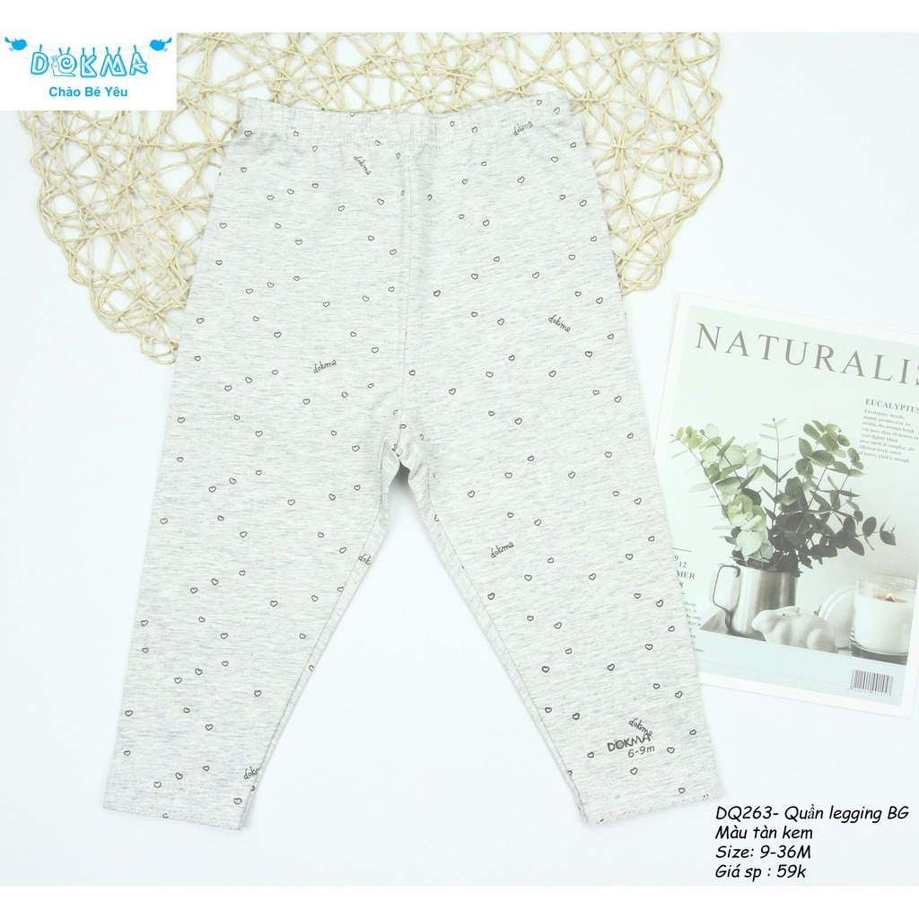 Dokma - Quần legging bé gái 9-36m