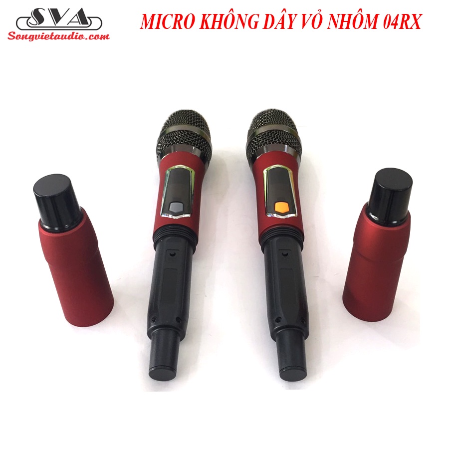 [Mã ELHACE giảm 4% đơn 300K] MICRO KHÔNG DÂY LOA KÉO 04RX - CẶP