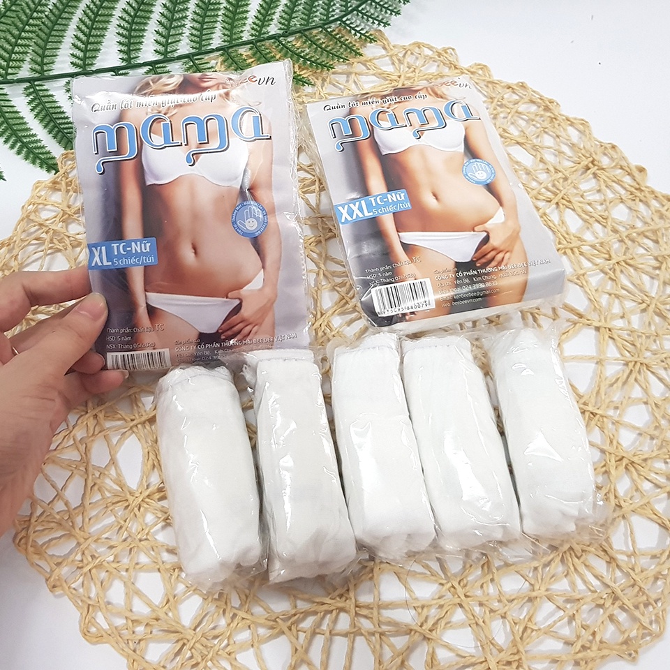 Bịch 5 Chiếc Quần Lót Giấy Cotton Tiện Dụng Cho Mẹ Sau Sinh