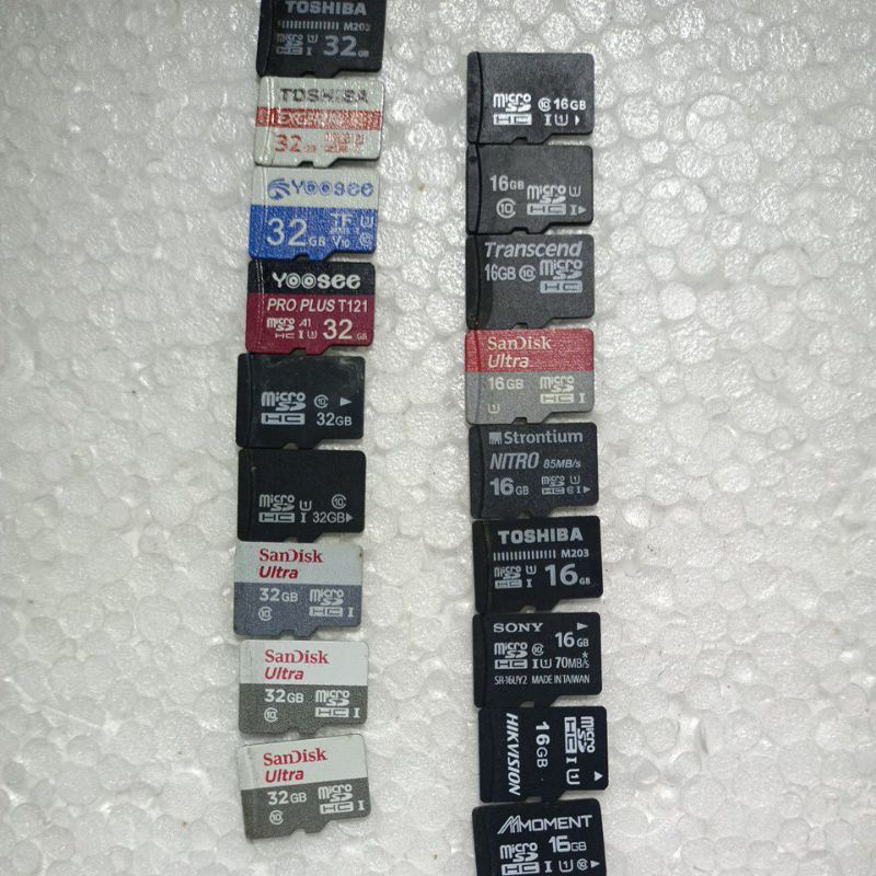 Thẻ nhớ bóc ra từ camera các hãng