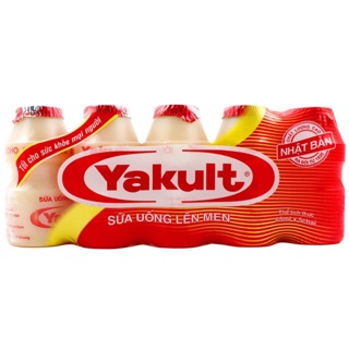 Sữa chua uống lên men Yakult - lốc 5 chai x 65ml