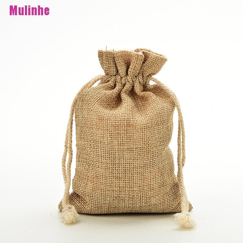 Túi dây rút mini bằng vải bố để đựng cà vạt tiện lợi