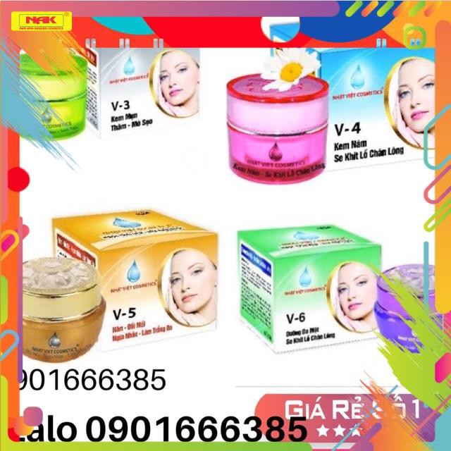 Kem Dưỡng Trắng Da Nhật việt cosmetics-kem mụn nám v3 v4 v5 v6 ❤️FREESHIP❤️