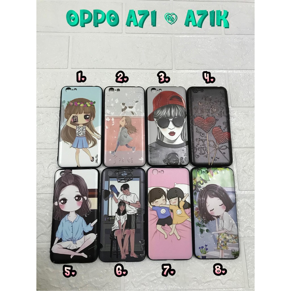 OPPO A71/A71K_ ỐP LƯNG THỜI TRANG IN HÌNH SIÊU ĐẸP..