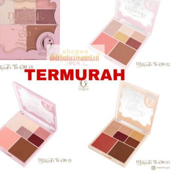 (hàng Mới Về) Bảng Phấn Mắt Madame Gie Madame To Go Trang Điểm Chuyên Nghiệp | BigBuy360 - bigbuy360.vn