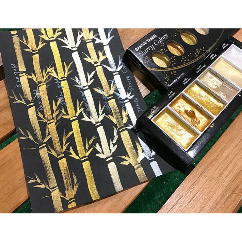 Màu nước nhũ kuretake gansai tambi 1.5ml các set