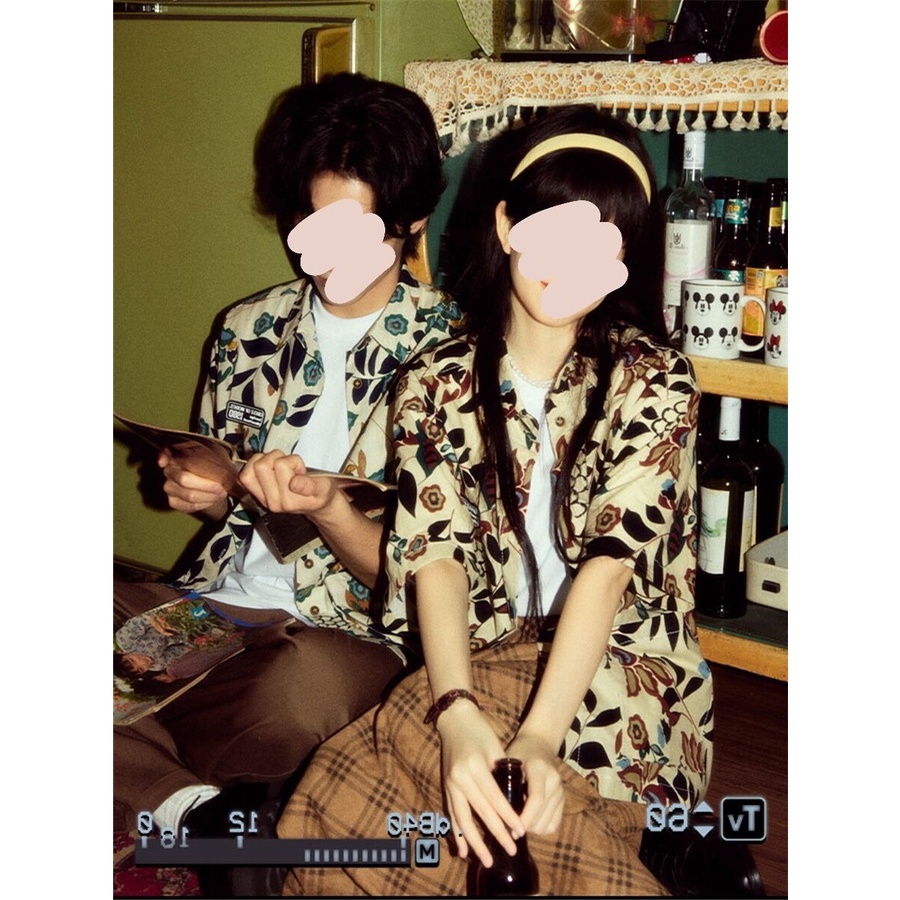 NRVP Áo Sơ Mi Dáng Rộng Thời Trang Hàn Quốc Cá Tính Cho Nữ