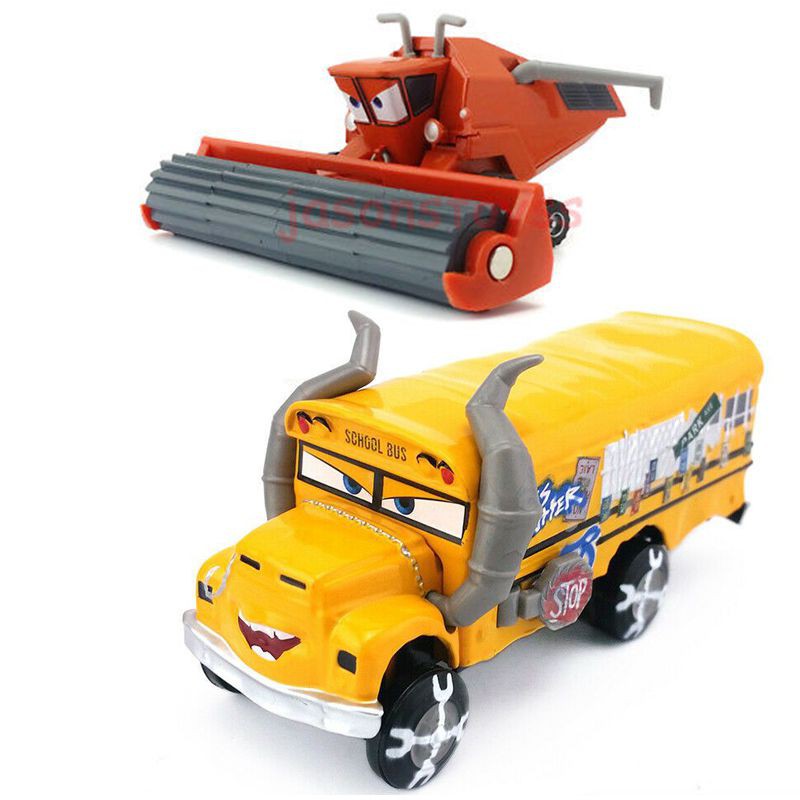 Mô Hình Xe Hơi Disney Car 3 Miss Fritter Diecast Tỉ Lệ 1:55