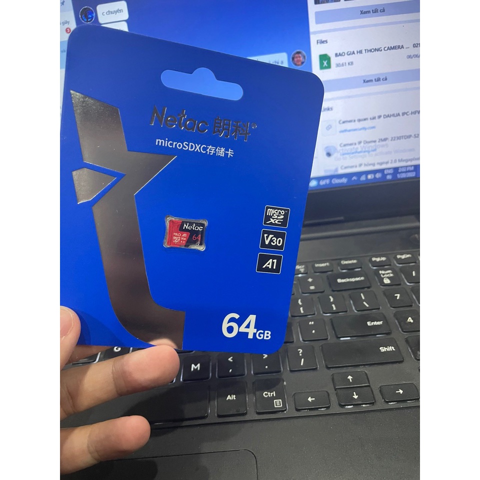 Thẻ nhớ Micro SDHC NETAC 32GB/ 64GB - Bảo Hành 3 Năm- Cam Kết Đúng Chính Hãng