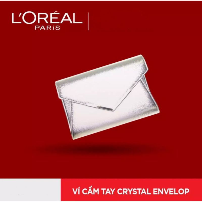 Ví da cầm tay dự tiệc loreal - hàng khuyến mãi