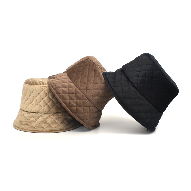 Mộc® Mũ bucket trơn chất liệu nỉ nhung phong cách Hàn quốc
