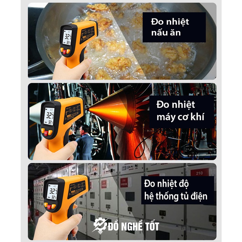 Súng đo nhiệt độ từ xa -50 - +580 độ STX-DNT 580