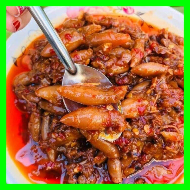 MỰC SỮA TỎI ỚT 500gr (hoả tốc HCM)