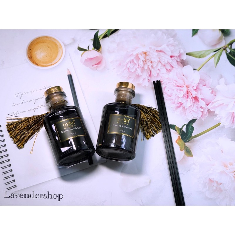 COMBO 2 lọ tinh dầu khuếch tán Eyun Aroma siêu sang trọng 180ml/lọ đã kèm que cắm