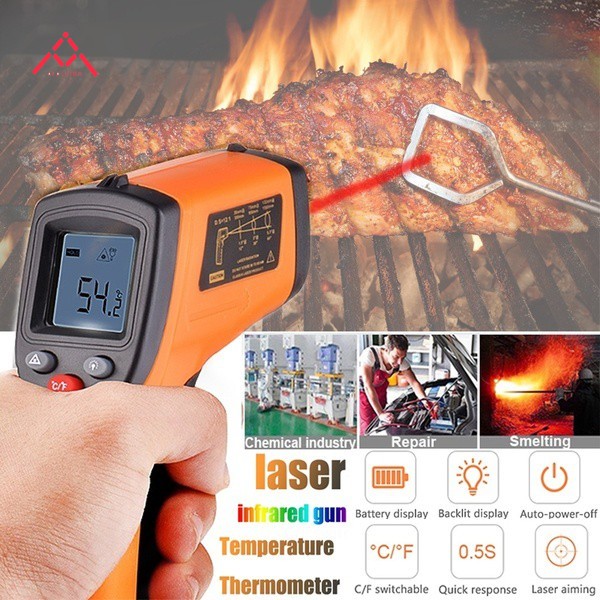 [Mã Cls2404A Giảm 30K Đơn 150K] Súng Đo Nhiệt Độ Bằng Tia Hồng Ngoại Gm320