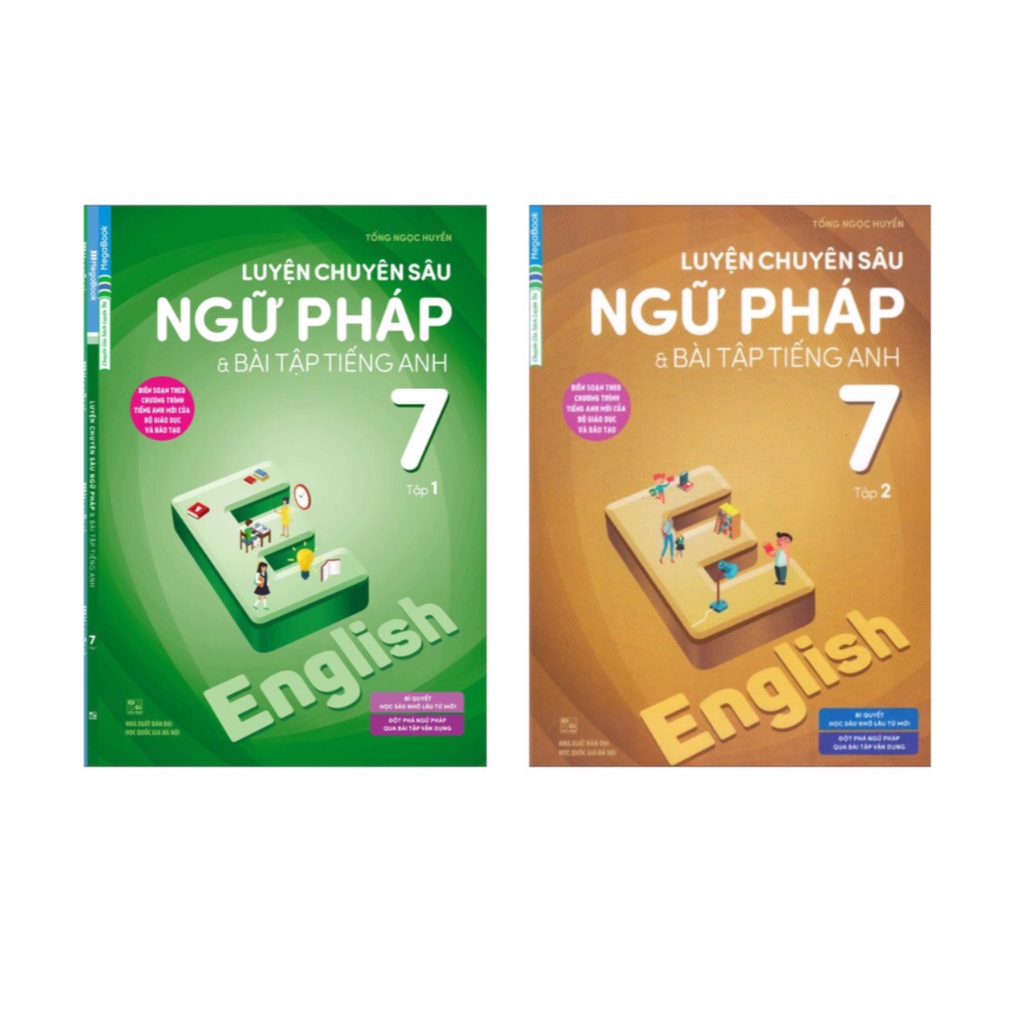 Sách - Combo Luyện Chuyên Sâu Ngữ Pháp Và Bài Tập Tiếng Anh 7 (Chương Trình Mới)