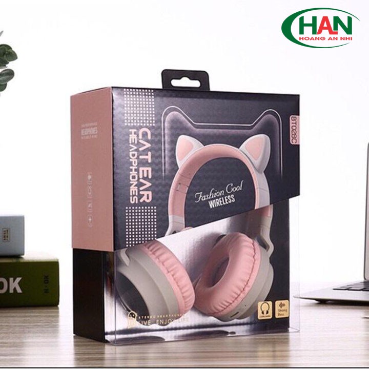 Tai nghe Bluetooth tai Mèo Âm thanh sống động - Tai nghe bluetooth Cat Ear BT028C | BigBuy360 - bigbuy360.vn