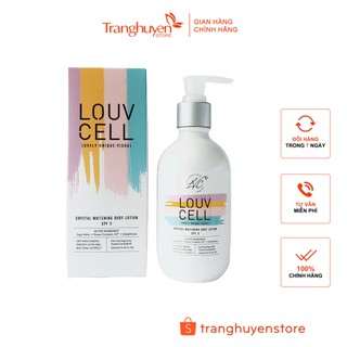 Lotion Dưỡng Trắng Da Body Louv Cell Hàn Quốc Lọ 250ml