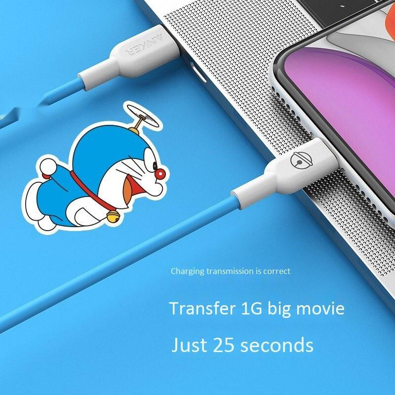 Cáp sạc Anker Doraemon Lightning to C Powerline II A8632 được chứng nhận MFi