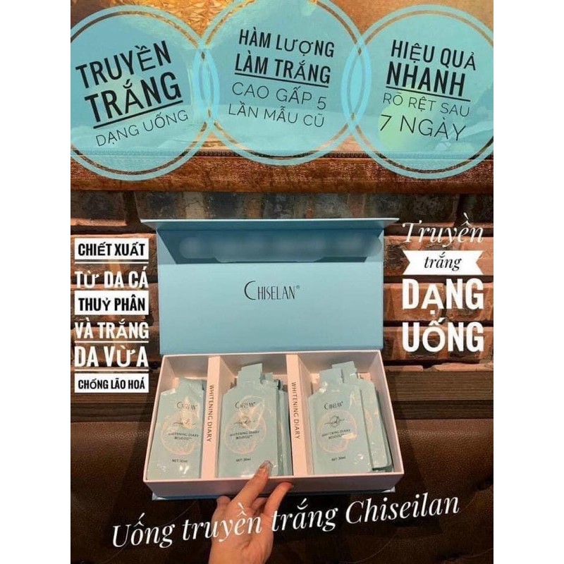 Nước uống trắng da Chiselan