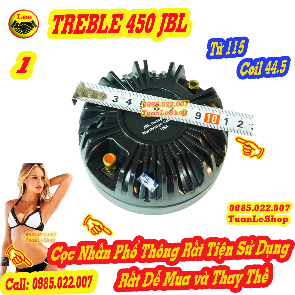 LOA TREBLE 450 JB NẮP NHỰA CH XỊN SÒ – TREP KÈN 450 TẶNG TỤ – GIÁ 01 CẶP
