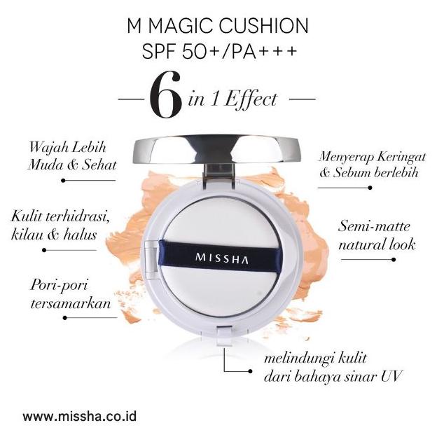Kem chống nắng Missha MAGIC CUSHION SPF50 +A ++++ (không kèm kem dưỡng) | BigBuy360 - bigbuy360.vn