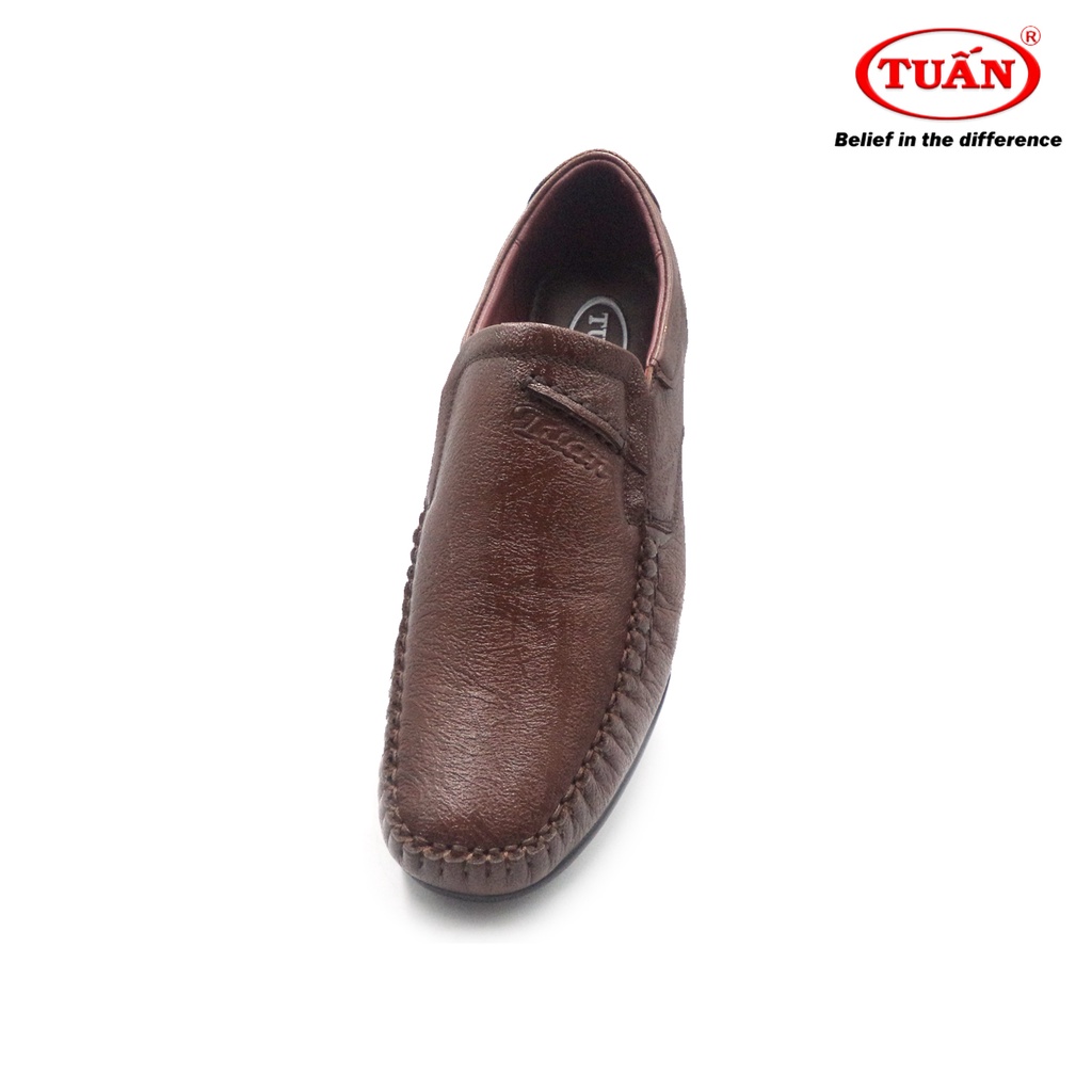 Giày da nam giày lười nam da bò thương hiệu Tuấn GXHU-043