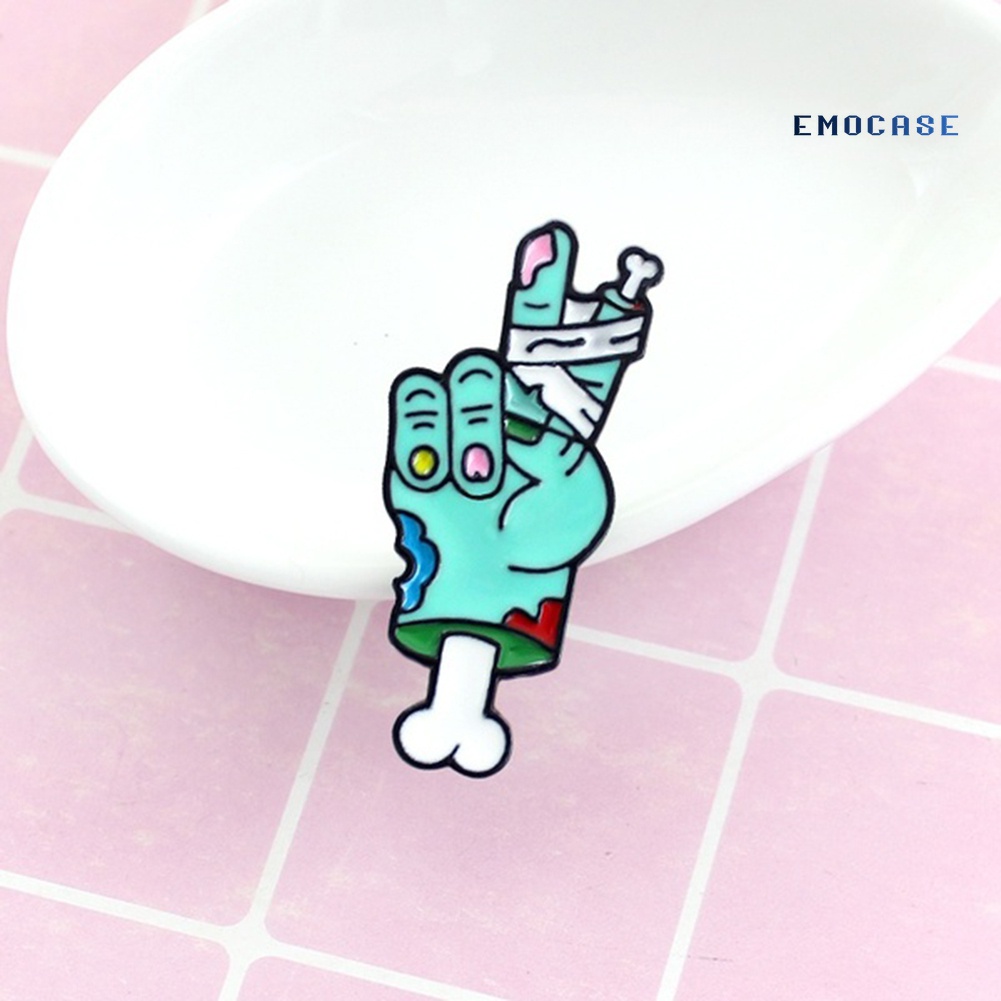 Ghim Cài Áo Hình Bàn Tay Đầu Lâu Độc Đáo