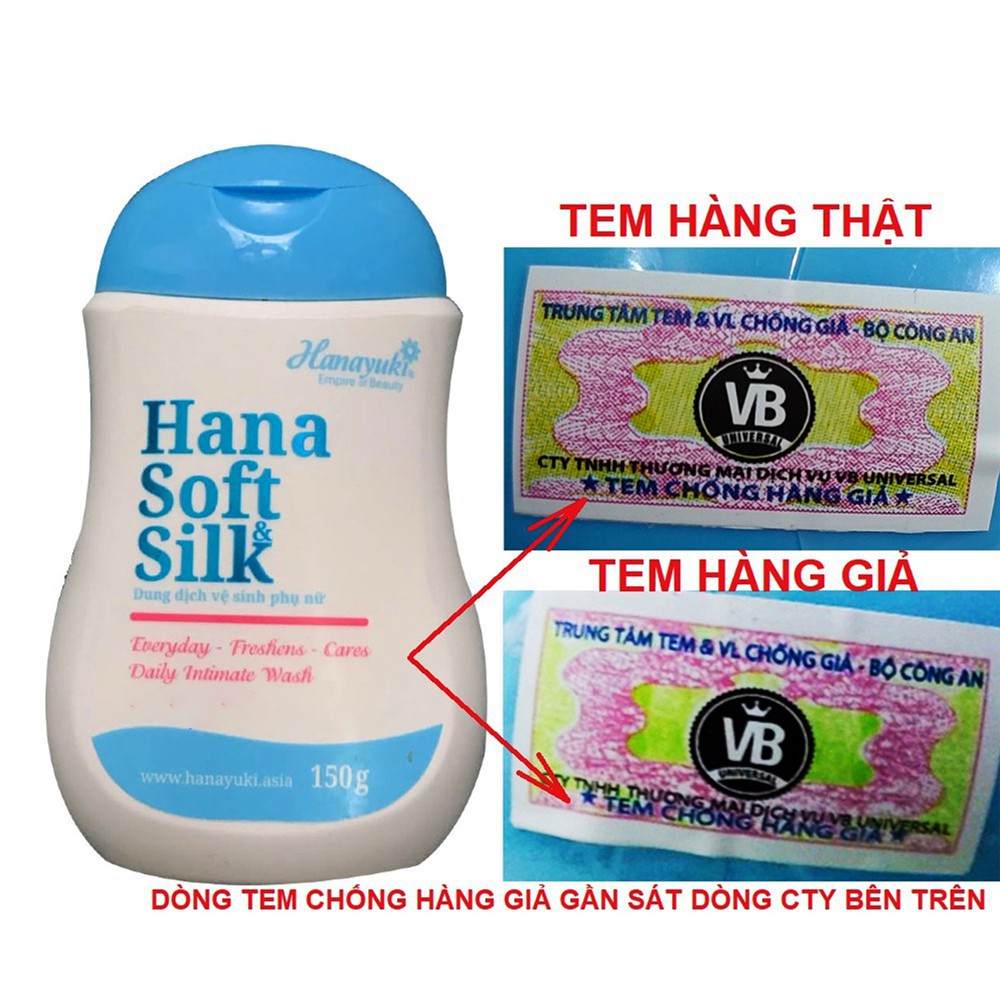 Dung Dịch Vệ Sinh Hana Soft Silk ❤️ CHÍNH HÃNG ❤️ Dung Dịch Vệ Sinh Phụ Nữ Thơm Mát Se Khít Làm Hồng Vùng Kín