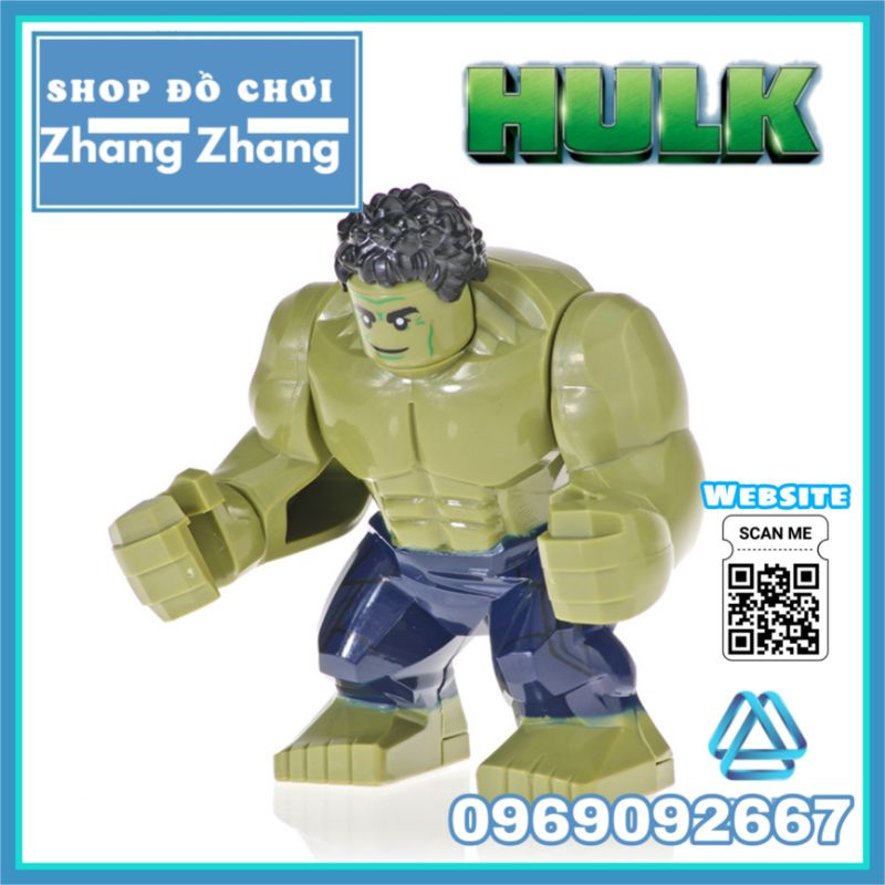 Đồ chơi Xếp hình Hulk Khổng lồ xanh Endgame Minifigures Xinh Xh1052