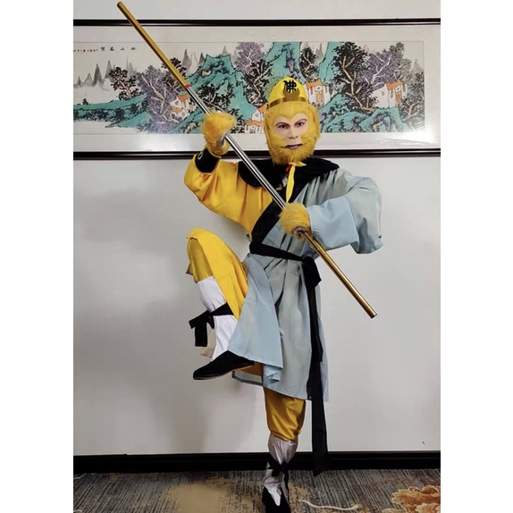 Set trang phục cosplay Tôn Ngộ Không - phim Tây Du Ký hàng chuẩn cao cấp.
