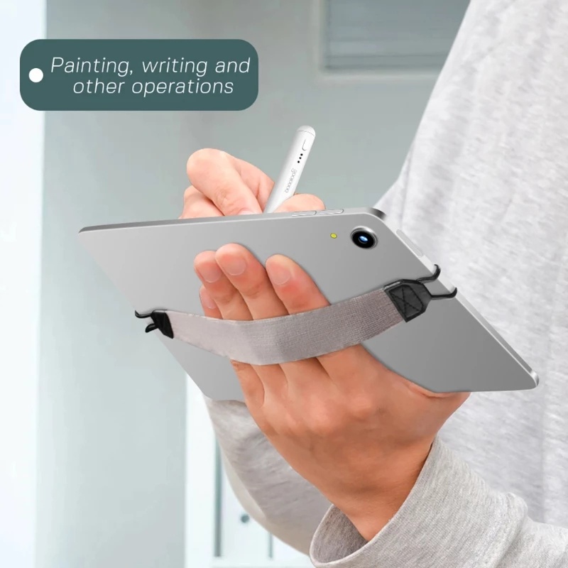 Giá Đỡ Điện Thoại / Máy Tính Bảng Bằng Nhựa Co Giãn Chống Rơi Chống Trầy Kèm Móc Xỏ Ngón Tiện Dụng