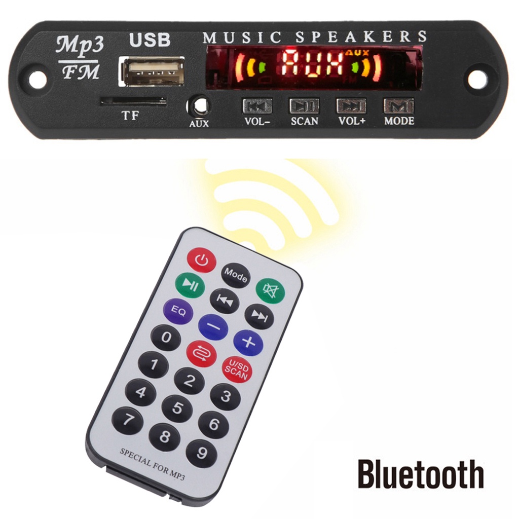 PO-Âm Thanh MP3 Cổng USB Chuyên Dụng Cho Xe Hơi,Bảng Mạch Hồng Ngoại Giải Mã