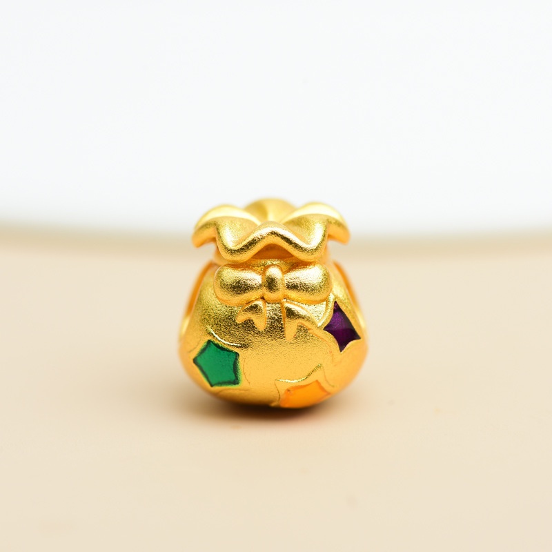 Hạt Xỏ Vòng Tay Chuỗi Hạt Bằng Đồng Nguyên Chất Màu Vàng / Xanh Dương Chống Oxy Hóa Chống Trượt Màu Sắc Mạnh Mẽ