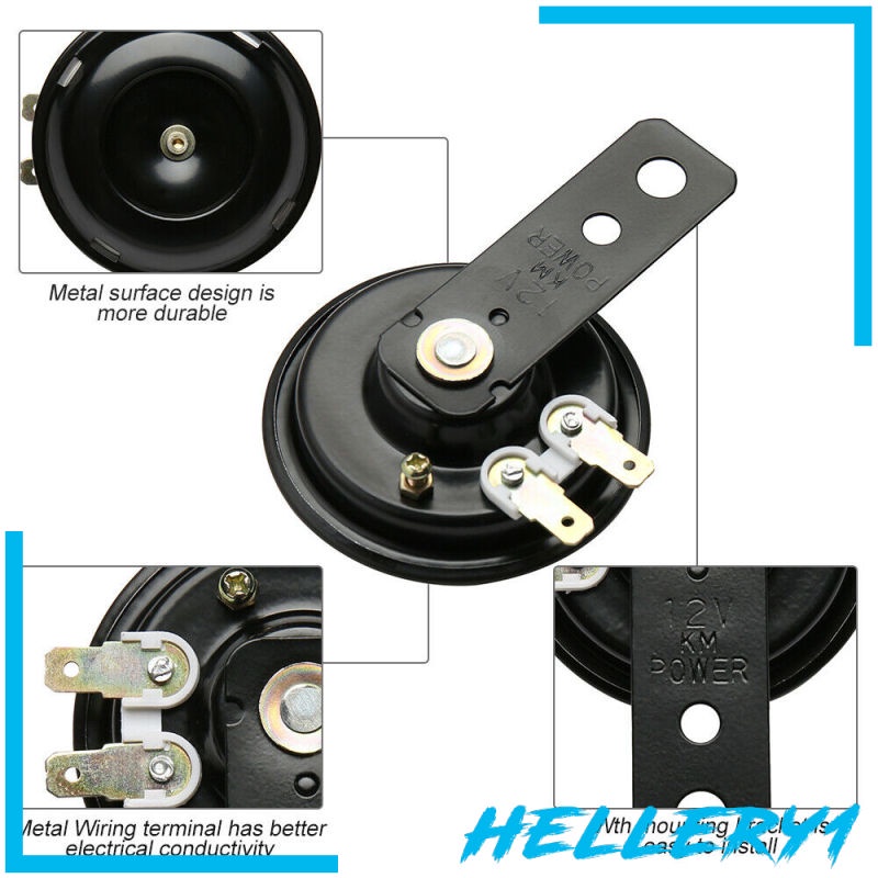 Kèn Hơi Âm Thanh Lớn DC12V 1.5A 110dB 110dB Cho Xe Máy / Xe Điện