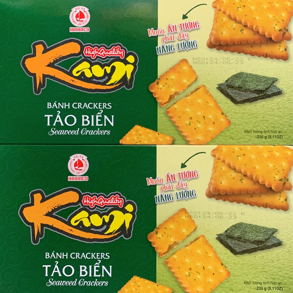 Bánh Crackers Kami Tảo Biển Hải Hà