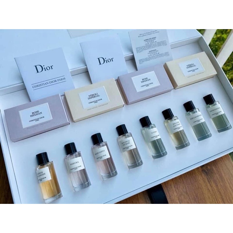 Set nước hoa Maison Christian Dior 8x7,5ml + xà bông tắm 4x50g | Thế Giới Skin Care