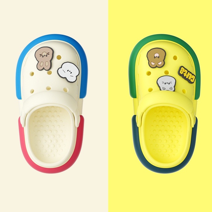 Dép sục cho bé từ 2 đến 10 tuổi mario cao cấp siêu nhẹ thoáng khí chống trượt phong cách thời trang