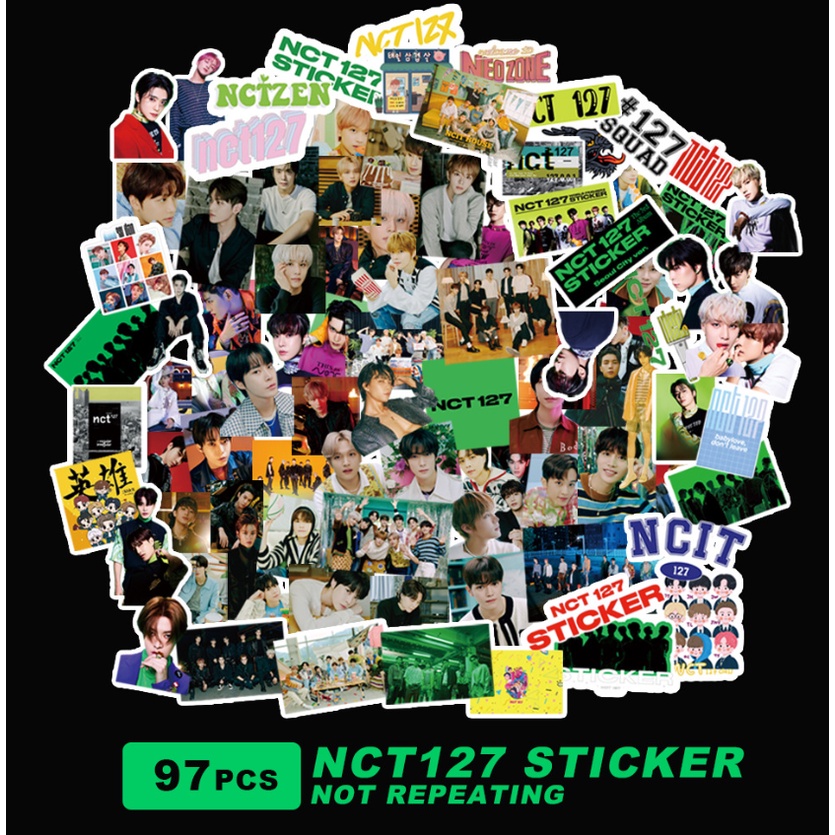 Miếng Dán Trang Trí Hình Thành Viên Nhóm Nhạc NCT127