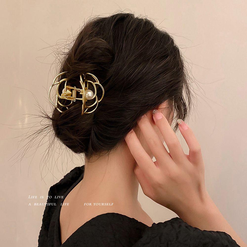 Kẹp Tóc Hình Cá Mập Bằng Kim Loại Phong Cách Hàn Quốc WMES15H