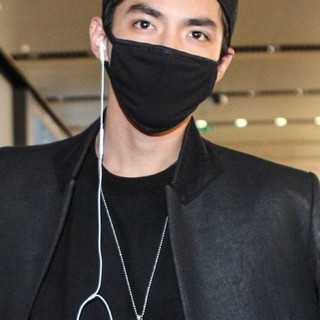 KHẨU TRANG VẢI ĐEN PHONG CÁCH HÀN QUỐC  shop bansigudetama