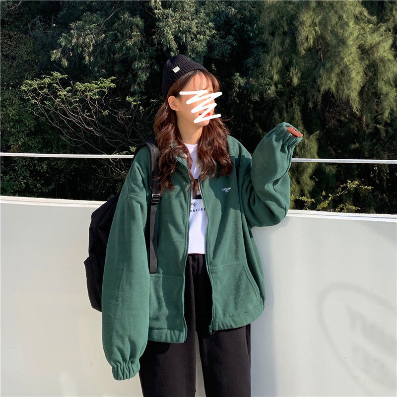 Áo Khoác Bóng Chày Thời Trang Retro Cho Nữ