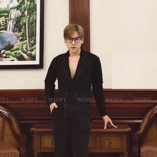 Áo sơ mi vest nam, áo vest MAZIFY, chất liệu mềm, mịn, không hầm hơi