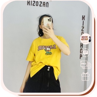 8009.ÁO PHÔNG ÁO THUN/ÁO PHÔNG NỮ/ÁO THUN NỮ/ ÁO COTTON CHỮ LAMAR TAY NGẮN PHOM RỘNG