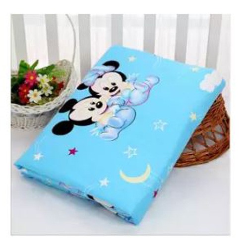 Miếng lót chống thấm 3 lớp đa năng, hoạ tiết nổi bật, dùng thay thế bỉm, tã, tiện lợi và an toàn cho bé KT 80x120