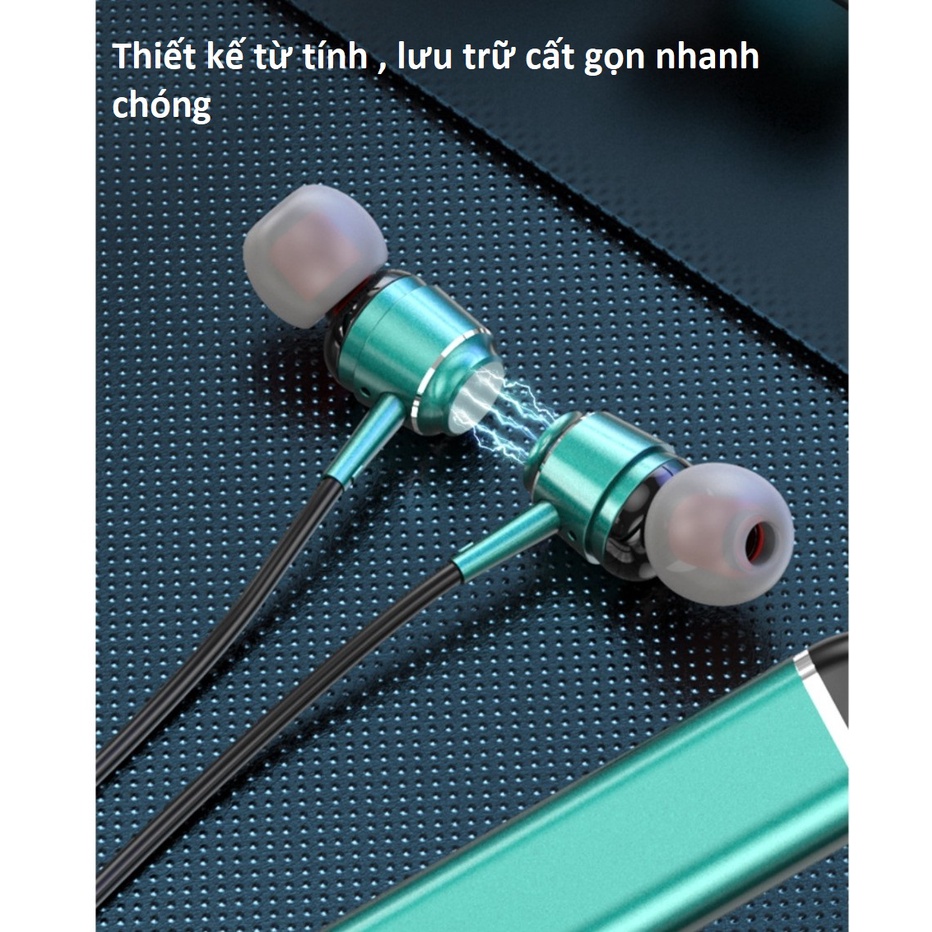 Nghe Nhạc Lên Đến 300 Giờ, Tai Nghe Bluetooth 5.3  N10 Pin  3000mAh , Màn Hình Led Hiển Thị % Pin , Có Khe Lắp Thẻ Nhớ .
