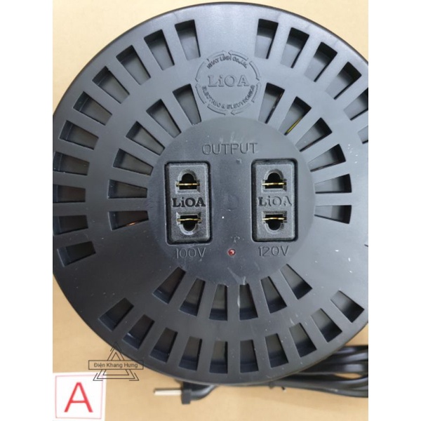 Biến áp tự ngẫu LiOA 1 pha, Bộ đổi nguồn từ 220V sang 100V,110V,120V cho đồ Nhật, Mỹ